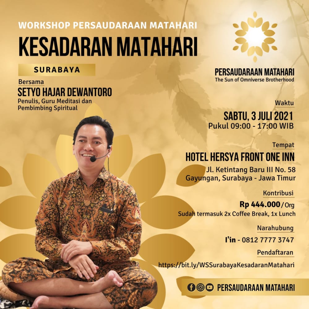 Workshop Surabaya: Kesadaran Matahari Workshop Surabaya: Kesadaran Matahari