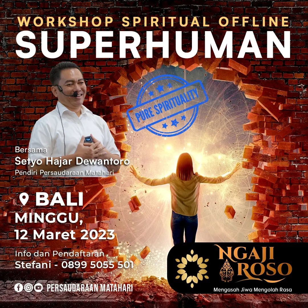 Workshop Spiritual: SUPERHUMAN Workshop Spiritual: SUPERHUMAN
