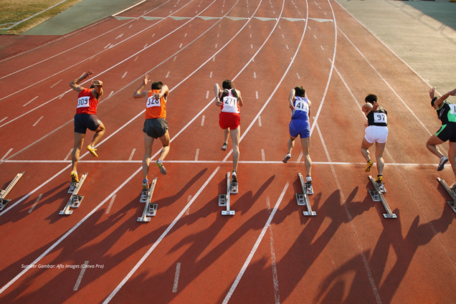 Lari tanpa tahu finish