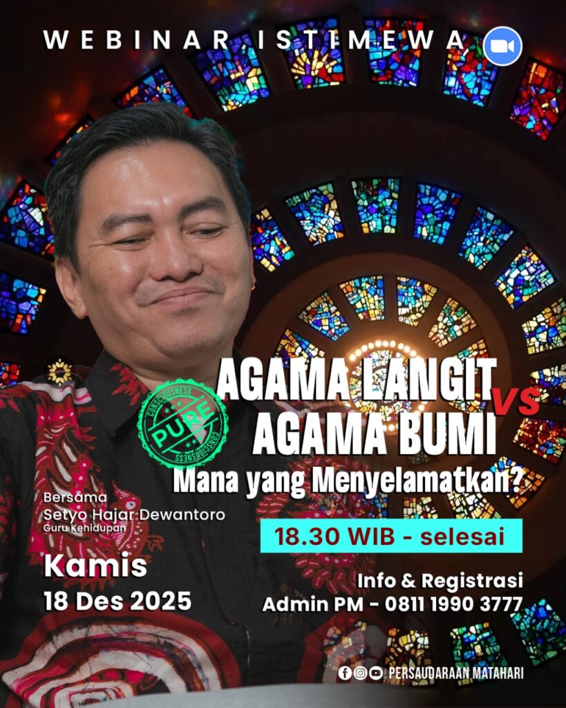 webinar agama langit agama bumi mana yang menyelamatkan