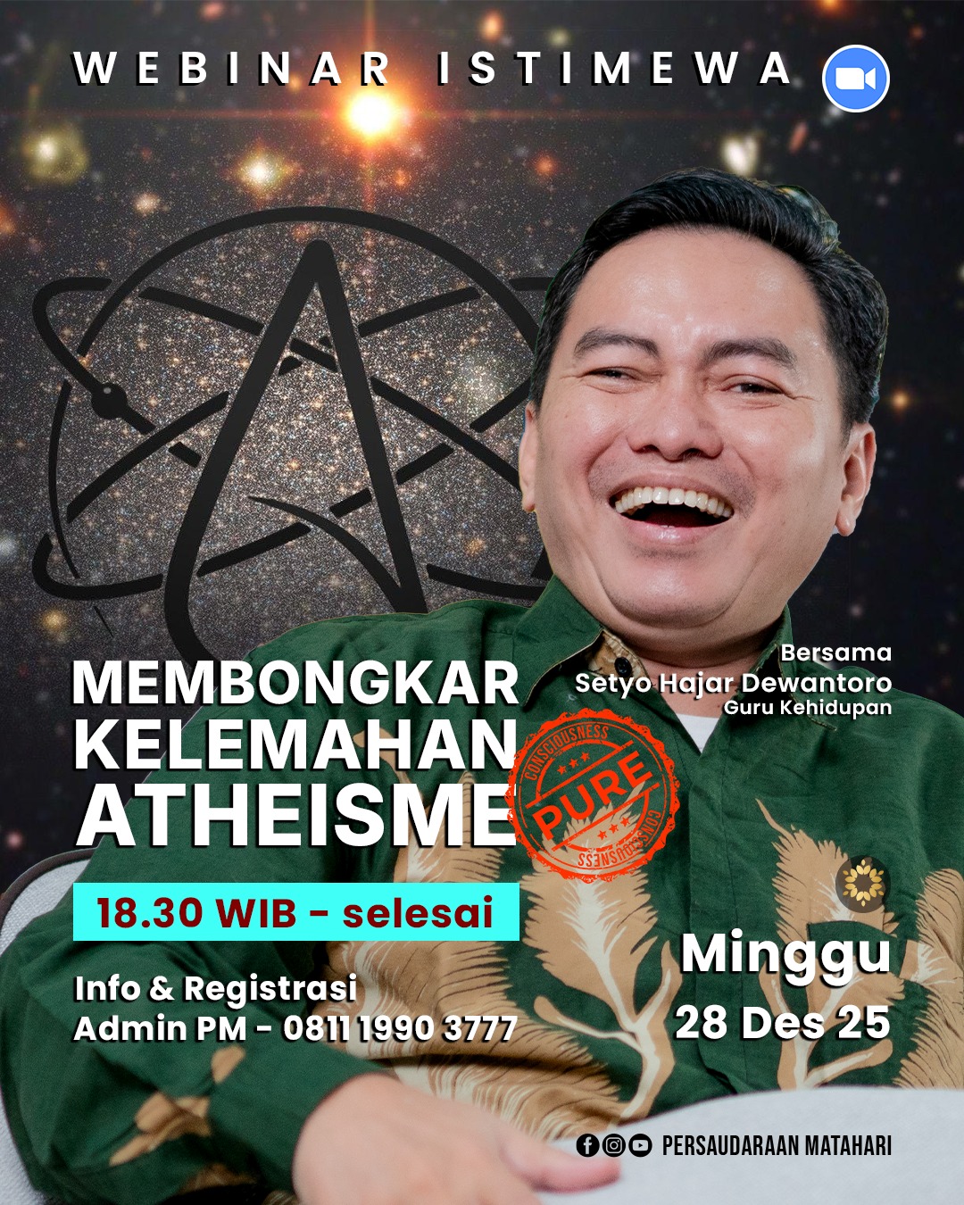 Webinar ‎Membongkar Kelemahan Atheisme