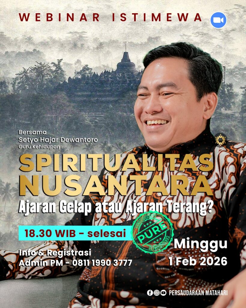 webinar spiritualitas Nusantara - Ajaran gelap atau ajaran terang