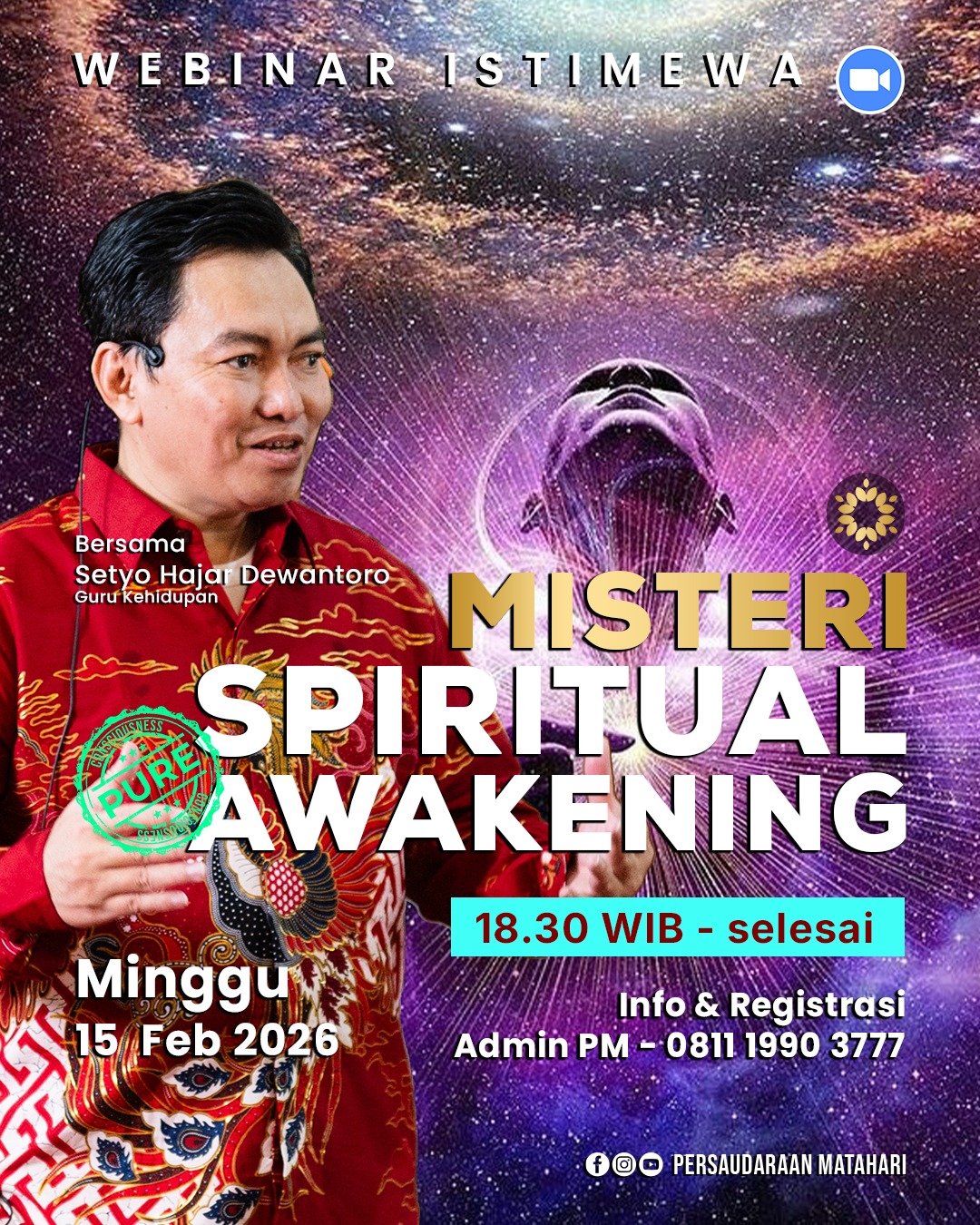WEBINAR MISTERI SPIRITUAL AWAKENING WEBINAR MISTERI SPIRITUAL AWAKENING