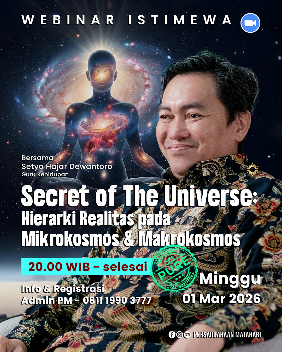 Secret of The Universe: Hierarki Realitas pada Mikrokosmos & Makrokosmos Secret of The Universe: Hierarki Realitas pada Mikrokosmos & Makrokosmos