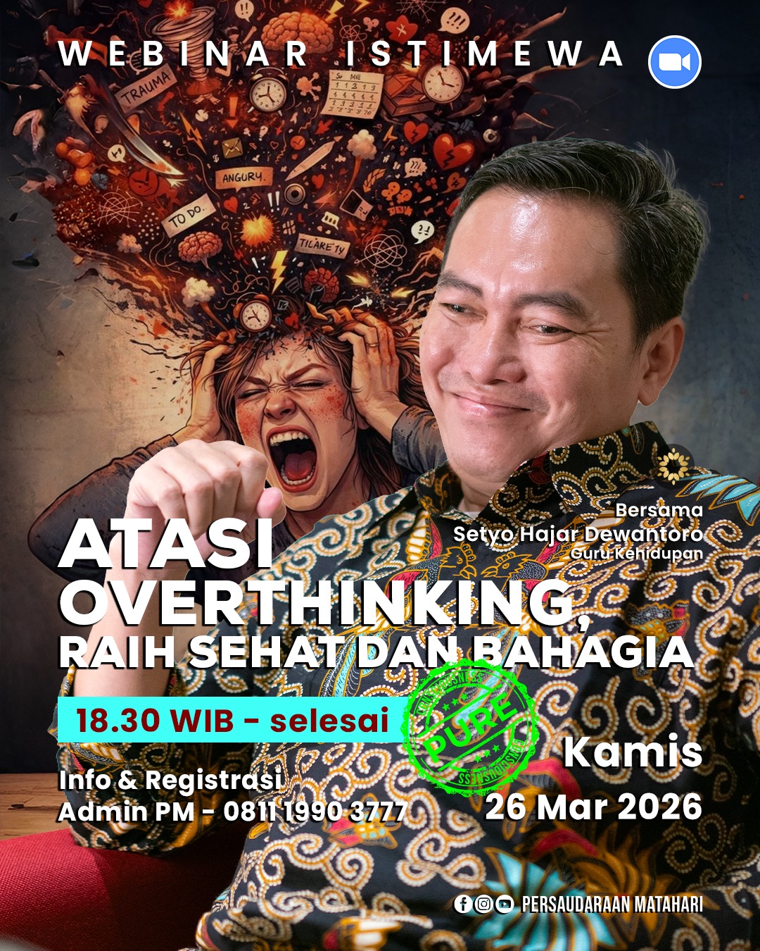 ATASI OVERTHINKING, RAIH SEHAT DAN BAHAGIA