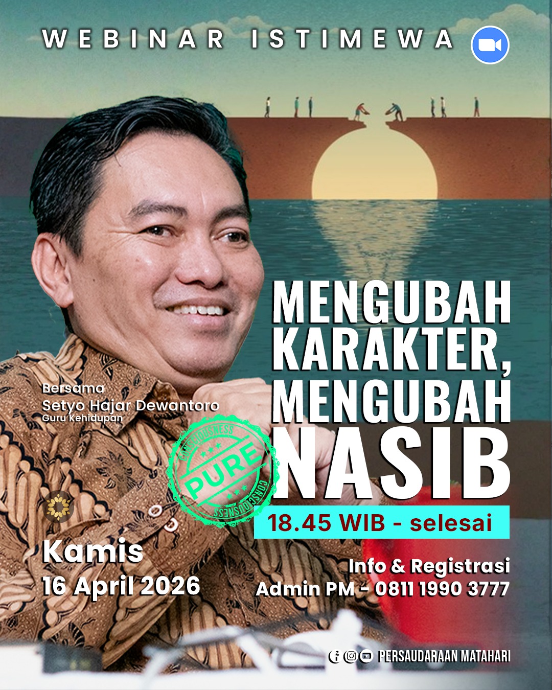 Mengubah Karakter, Mengubah Nasib Mengubah Karakter, Mengubah Nasib