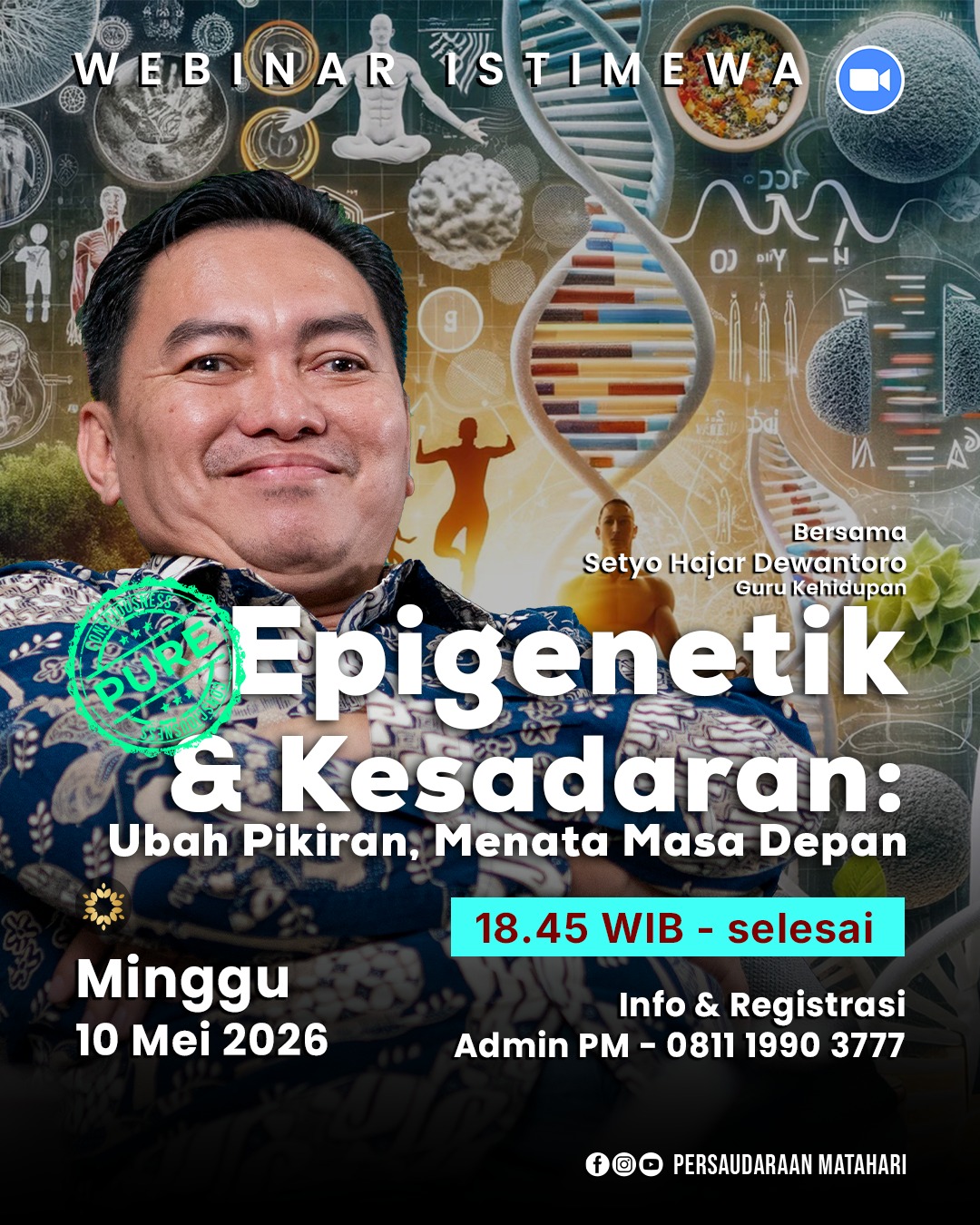 Epigenetik & Kesadaran: Ubah Pikiran, Menata Masa Depan
