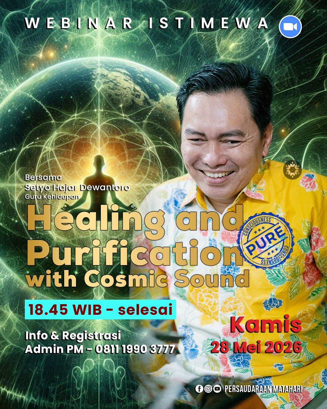 Healing and Purification with Cosmic Sound