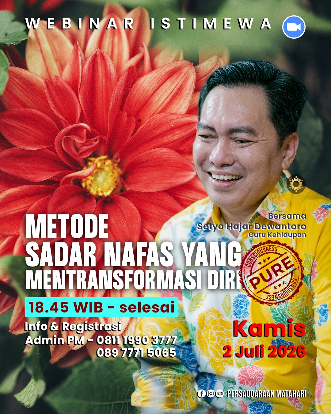 METODE SADAR NAFAS YANG MENTRANSFORMASI DIRI