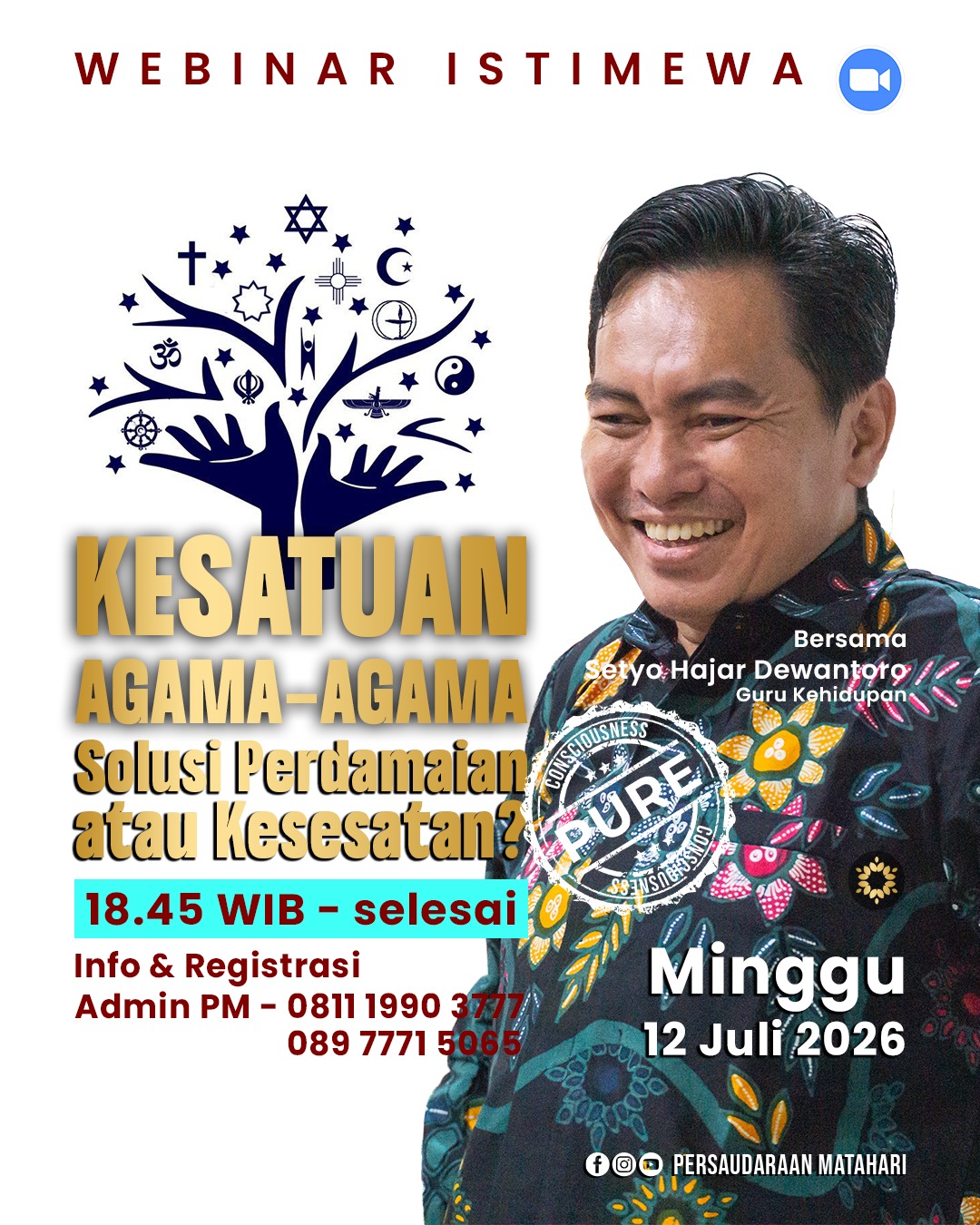 KESATUAN AGAMA-AGAMA Solusi Perdamaian atau Kesesatan?