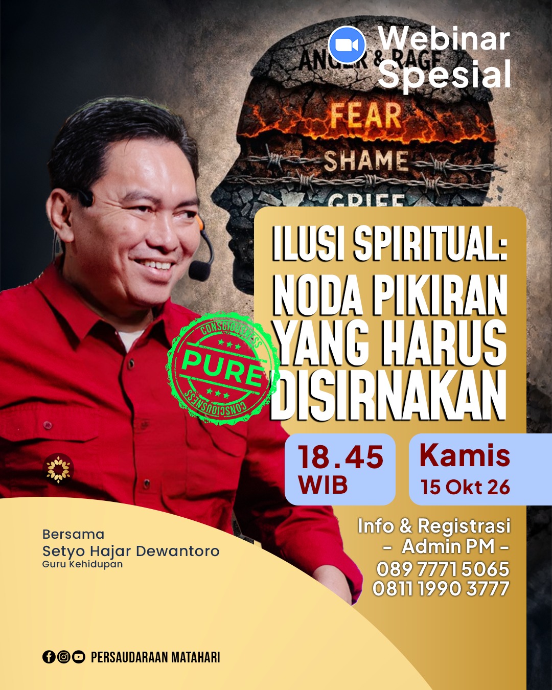 ILUSI SPIRITUAL: NODA PIKIRAN YANG HARUS DISIRNAKAN
